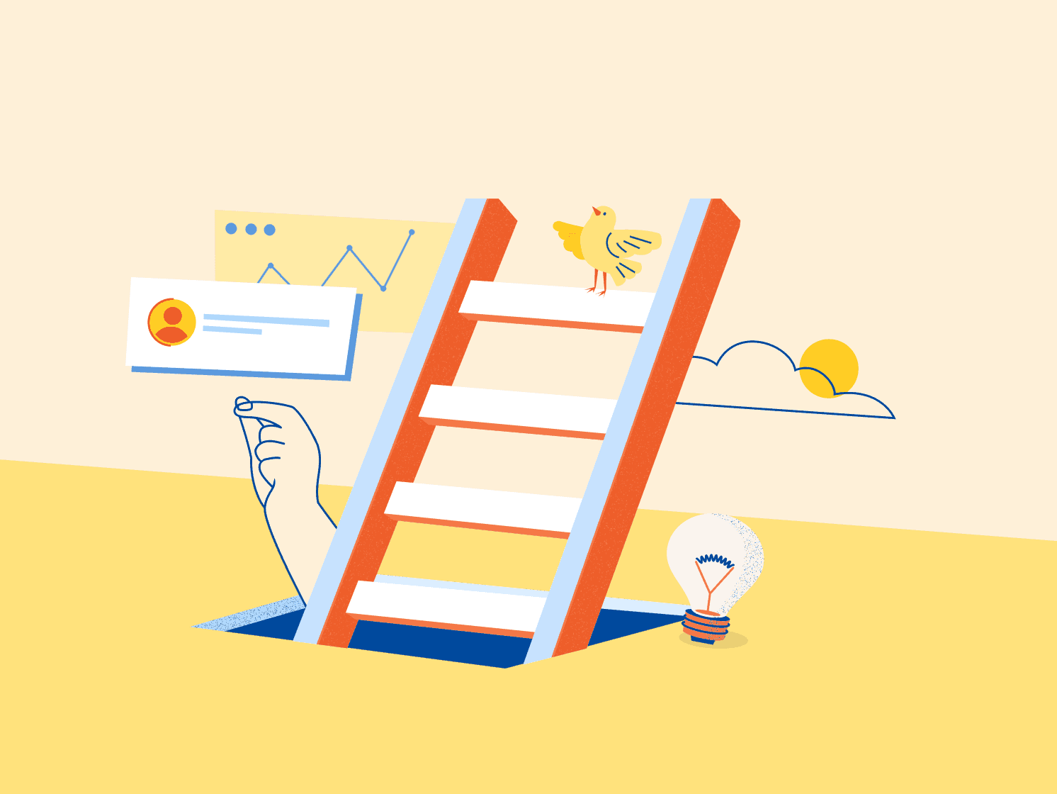 blog hero illustration ladder