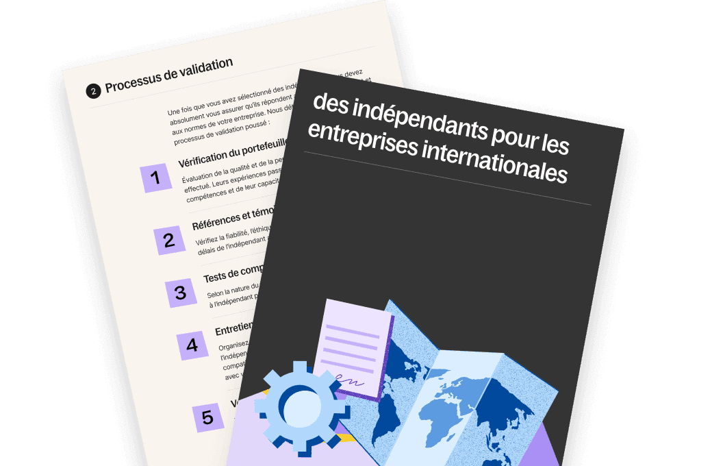 des indépendants pour les entreprises internationales
