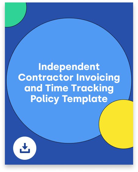 Independent Contractor Invoicing and Time Tracking Policy Template